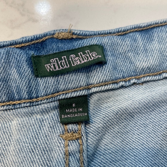 NWT Wild Fable super high-rise straight jeans Size 6 - Picture 7 of 13